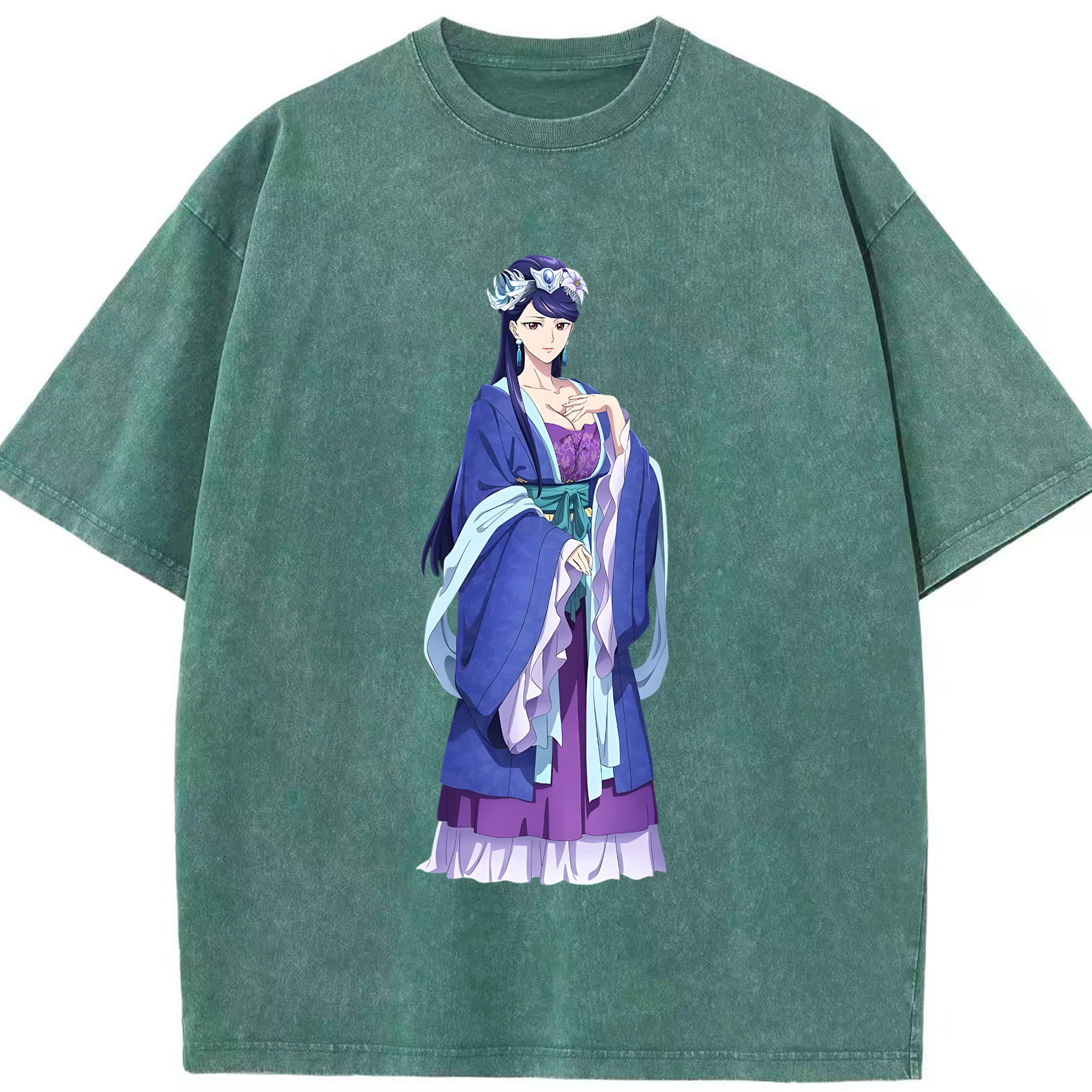 （画像用） 薬屋のひとりごと The Apothecary Diaries 綿100% ヴィンテージ風 半袖Tシャツ（フロントプリント）